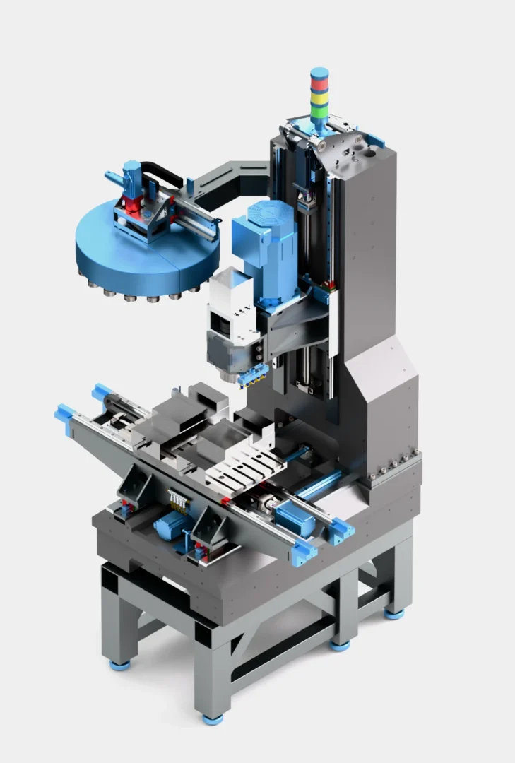 cnc machine render