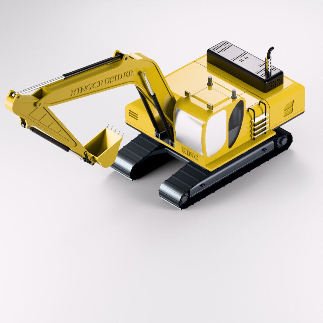excavator 3d render